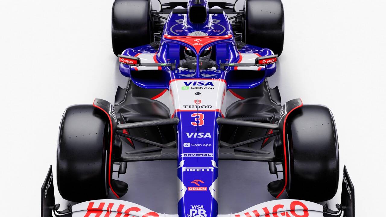 Visa Cash App RB – so heißt das zweite Formel-1-Team jetzt. Es ist der Nachfolger der Scuderia AlphaTauri – vollgepflastert mit neuen Sponsorenlogos von Visa, Cash App, Hugo (Boss) und Orlen. 