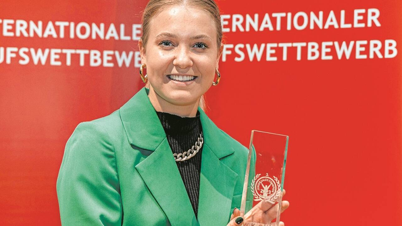 Anna Kröll belegte beim „Junior Sales Champion International“ den ausgezeichneten dritten Platz.  