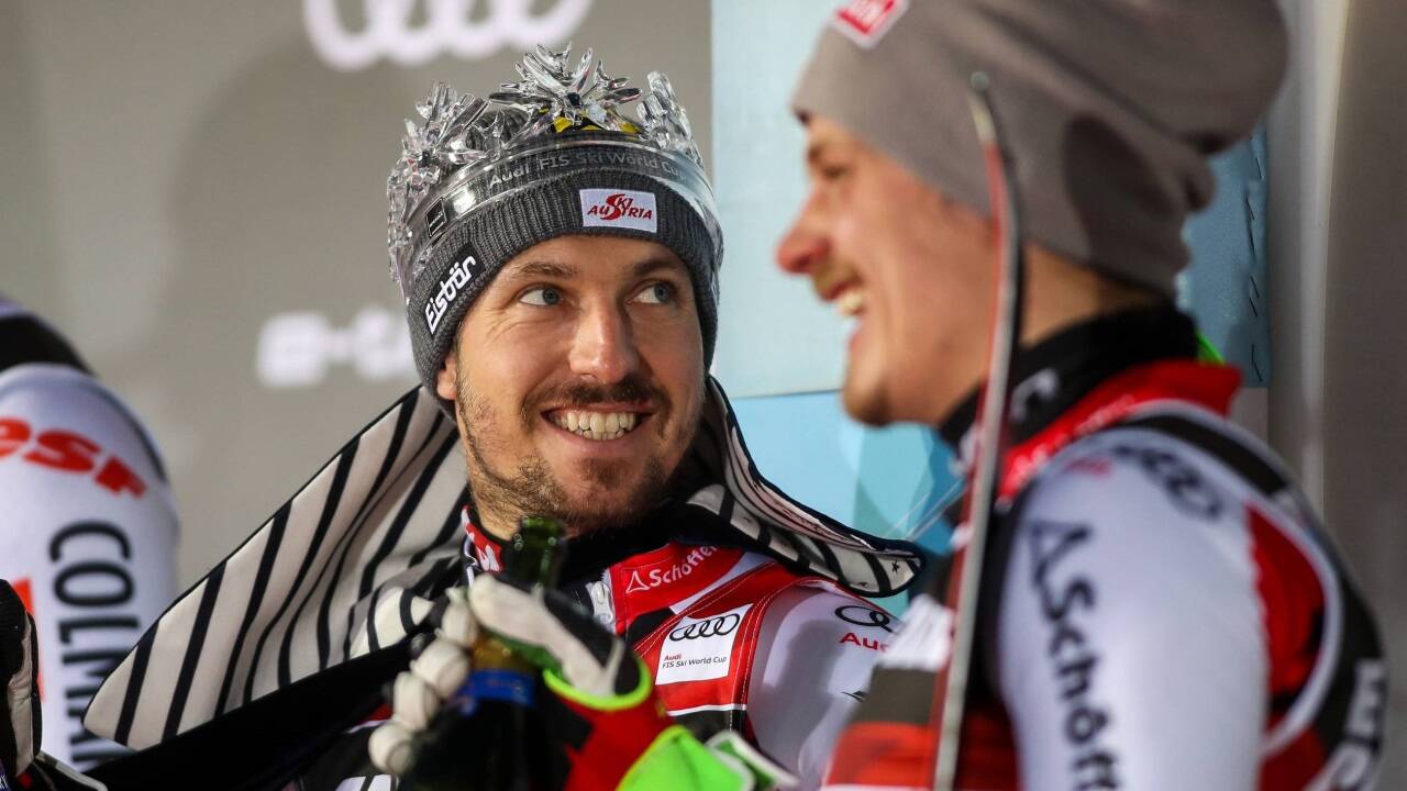 Manuel Feller ist auf den Spuren von Marcel Hirscher. Manuel Feller ist auf den Spuren von Marcel Hirscher.