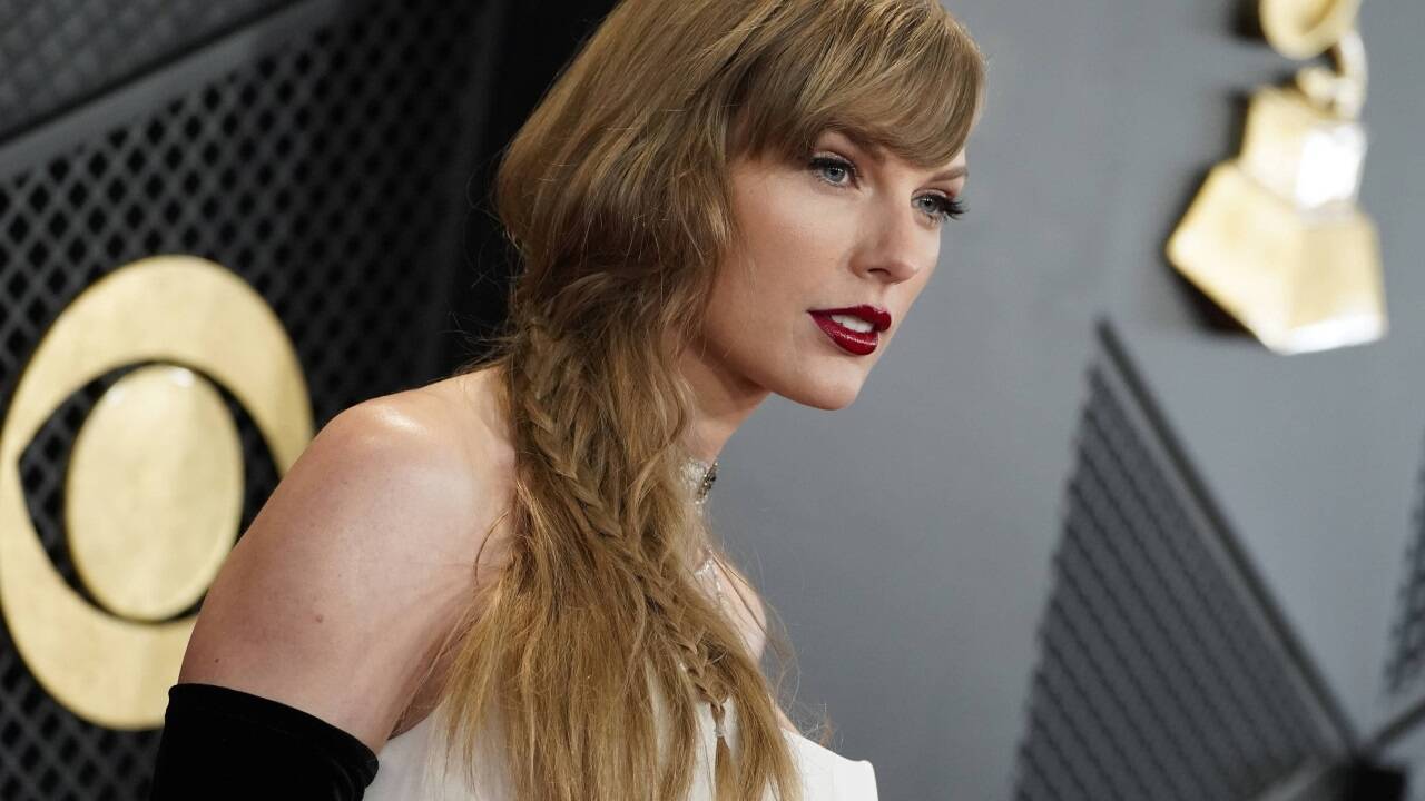 Taylor Swift Anfang Februar bei der Verleihung der Grammy Awards in Los Angeles.  