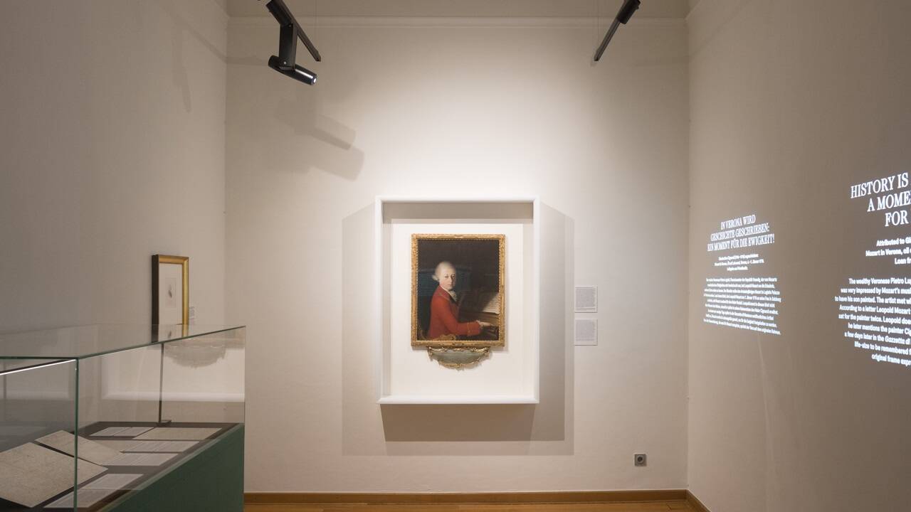 Ausstellungen in den Mozart Museen. 