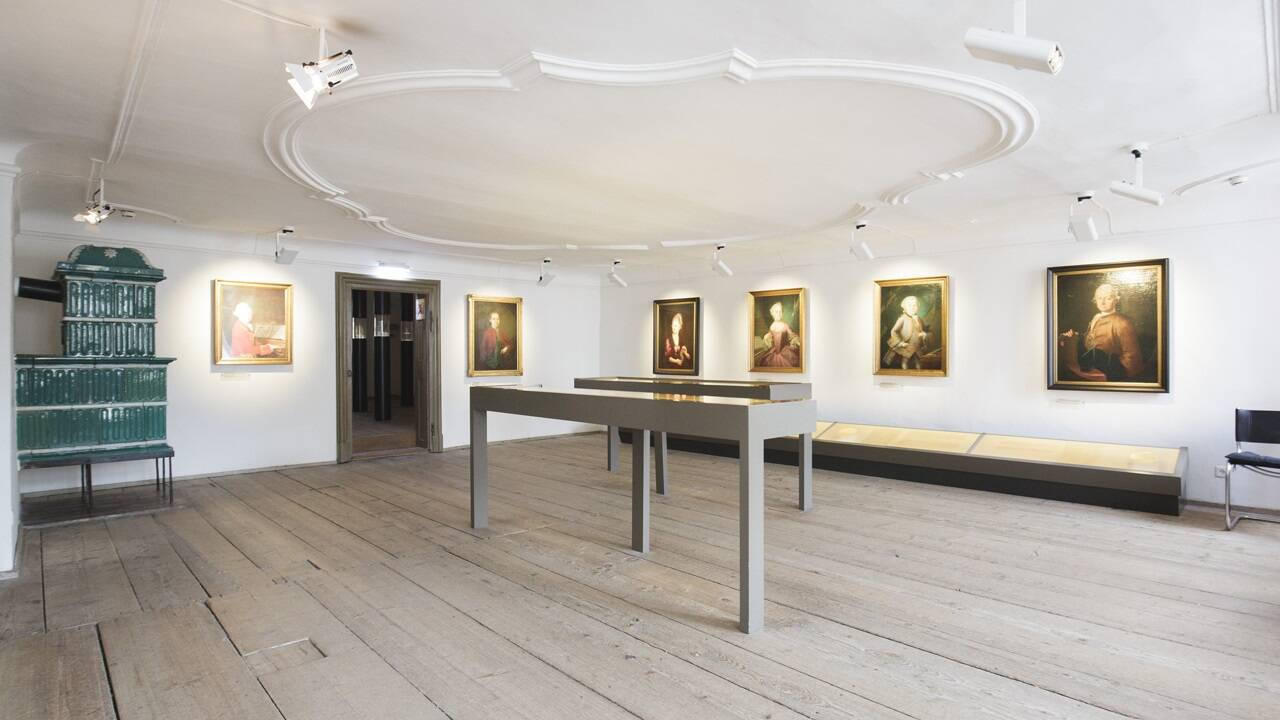Ausstellungen in den Mozart Museen. 