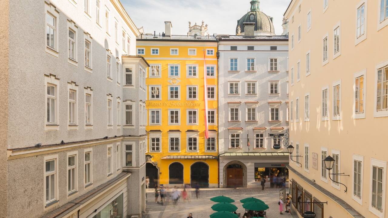 Ausstellungen in den Mozart Museen. 