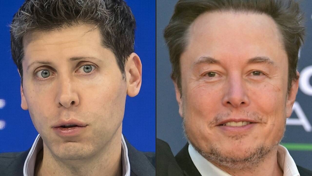 OpenAI-Chef Altmann und Musk 