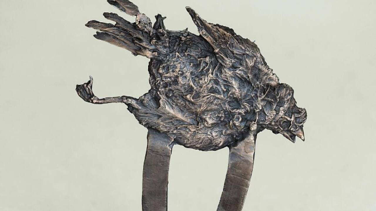 Angelika Loderer: 'Roadkill (Sparrow)', 2023 