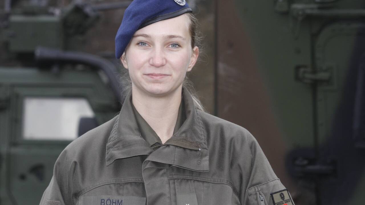 Sie möchte Ärztin werden: Gfr Tamara Böhm aus Bergheim will sich diesen Berufswunsch über das Bundesheer erfüllen. 