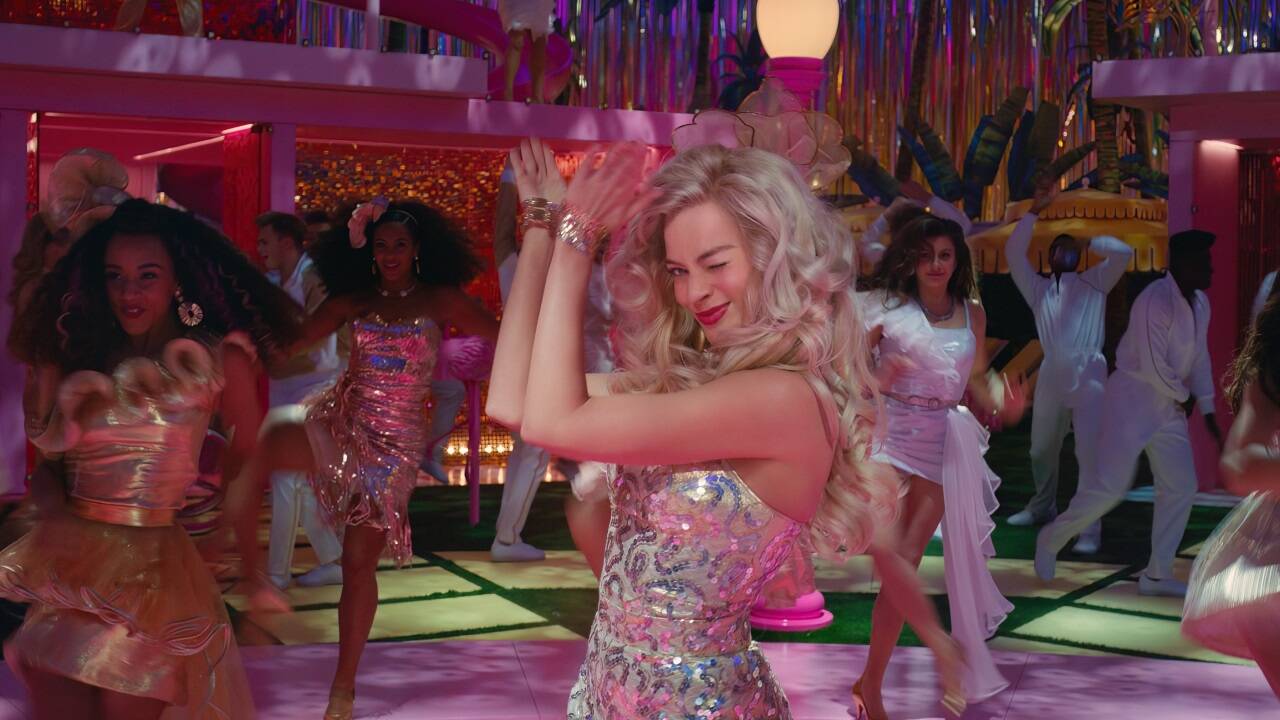 Margot Robbie im Film „Barbie“.  