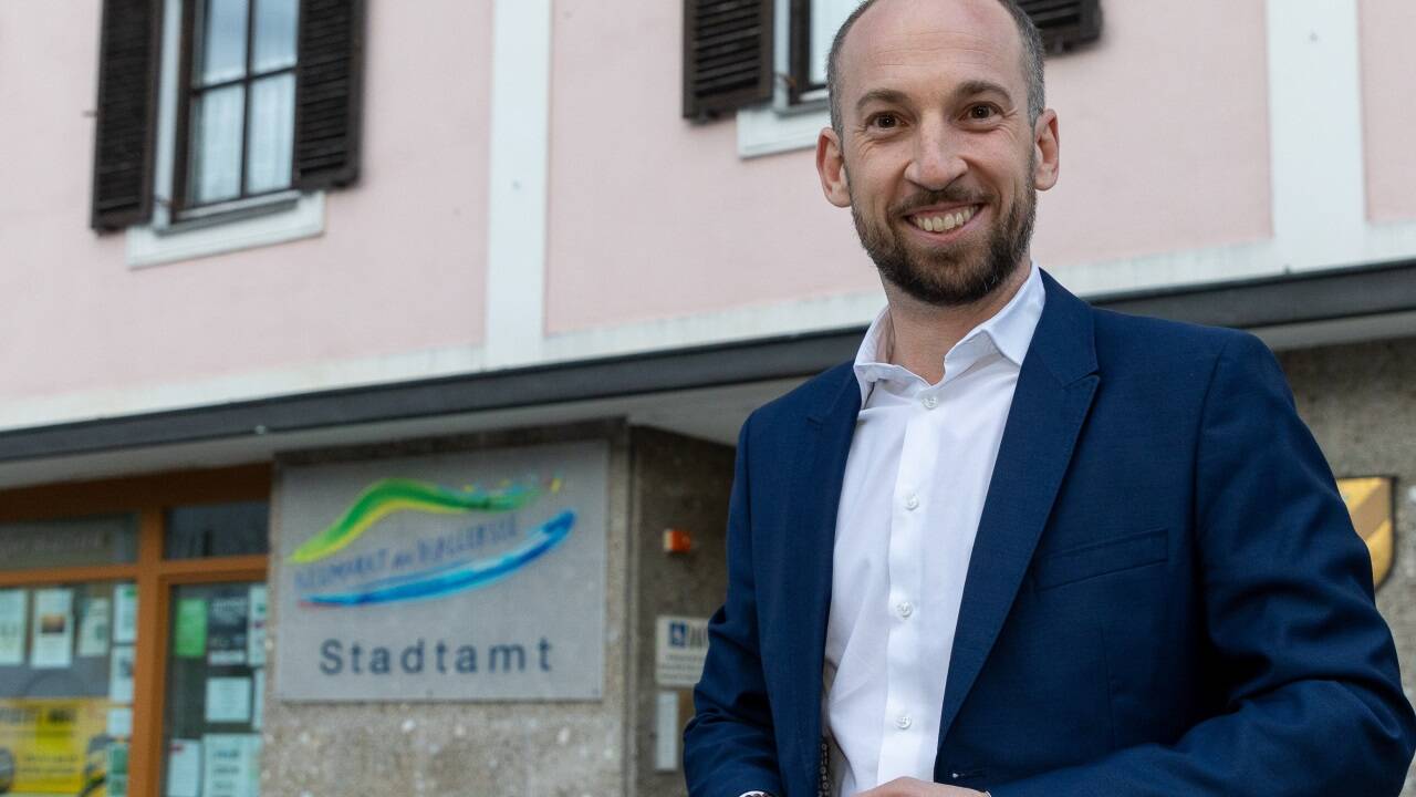 SPÖ-Chef David Egger-Kranzinger hat gute Chancen, Stadtchef in Neumarkt zu werden.  