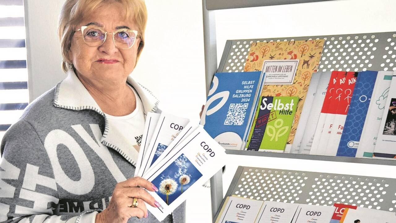Renata Wimmeder leitet die Selbsthilfegruppe für COPD-Betroffene.Bild: Birgit Egger 