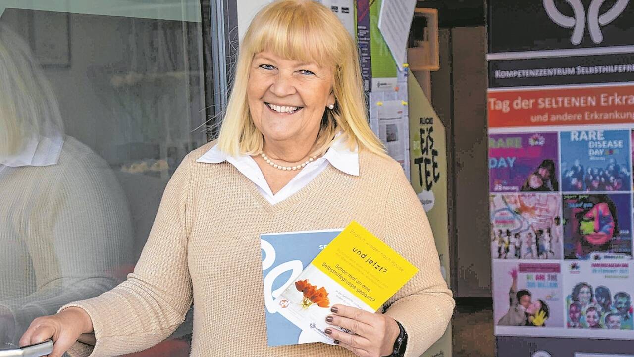 Sabine Geistlinger (61) führt den Dachverband der Selbsthilfegruppen in Salzburg. Bild: egbi/ 