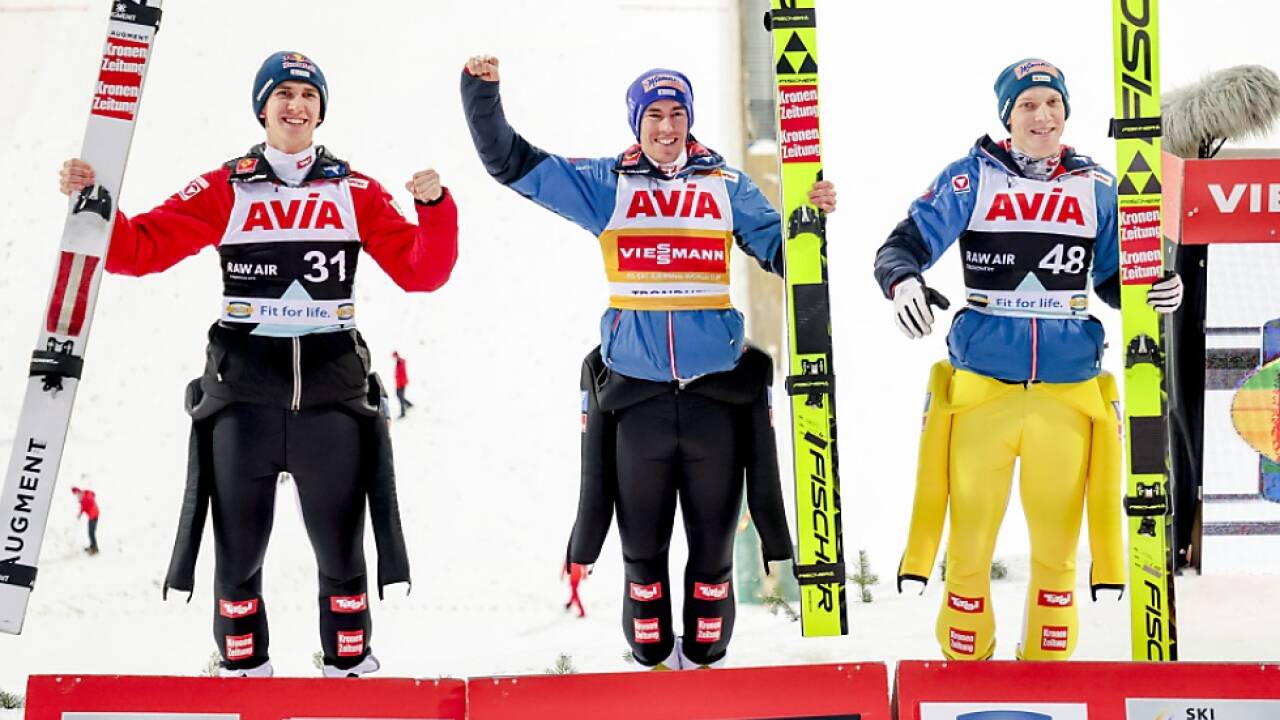 Drei ÖSV-Adler am Stockerl 