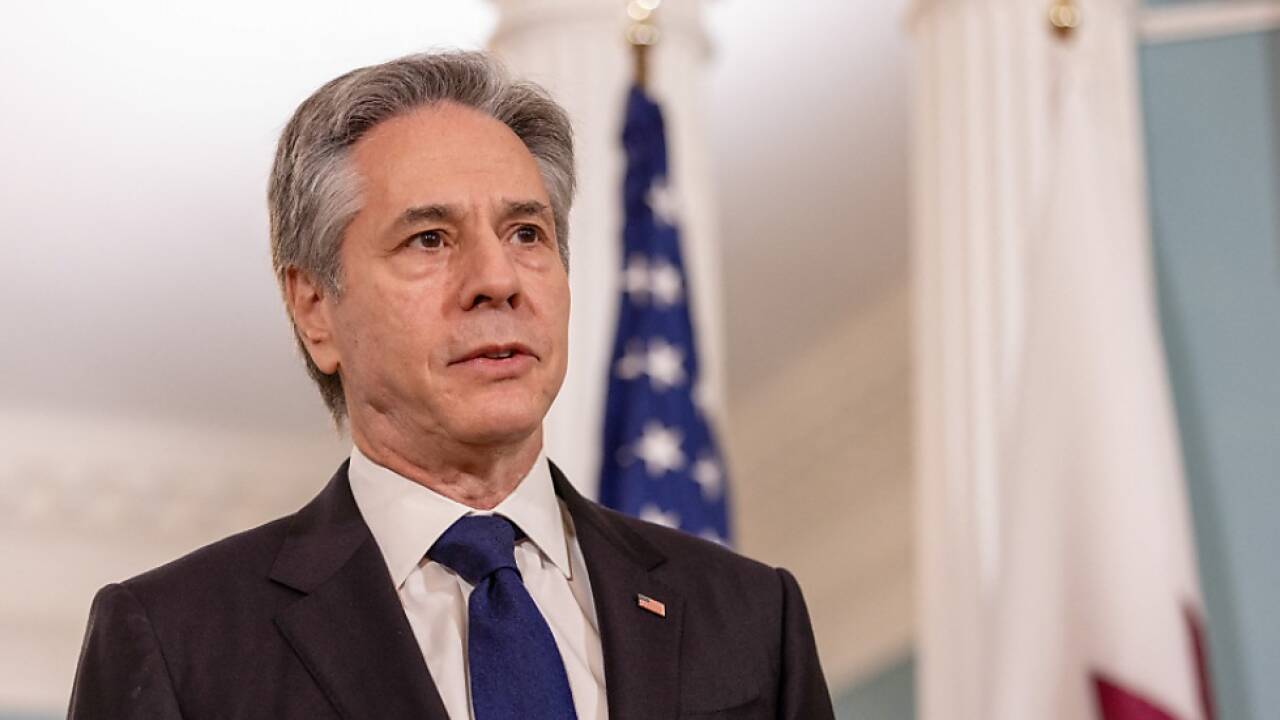 US-Au§enminister Blinken hofft auf eine Feuerpause 