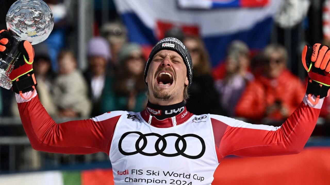 Manuel Feller kann vor Heimpublikum in Saalbach-Hinterglemm jubeln.  