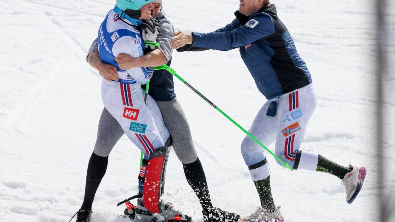 Timon Haugan sorgte für den lang ersehnten norwegischen Sieg.  