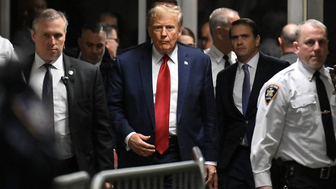 Trump ist in mehreren Prozessen der Angeklagte Trump ist in mehreren Prozessen der Angeklagte