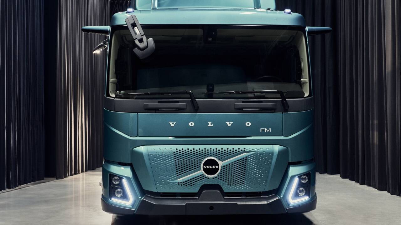 Leise und emissionsfrei: der Volvo FM Low Entry. 