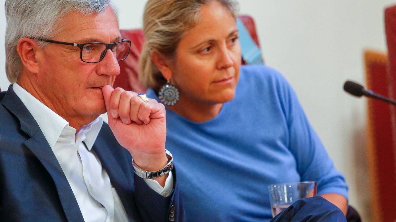 Bürgermeister Harald Preuner und Vizebürgermeisterin Barbara Unterkofler im Gemeinderat.  