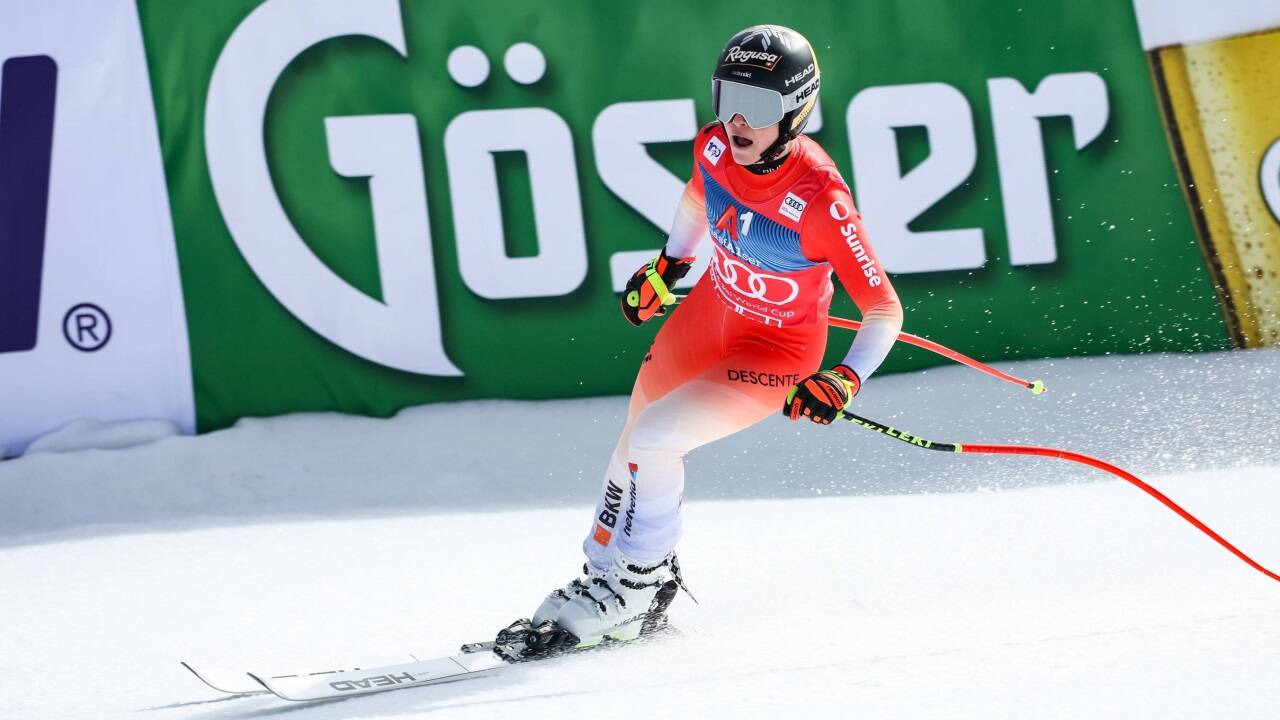 Lara Gut-Behrami holt sich Super-G-Kristall. 