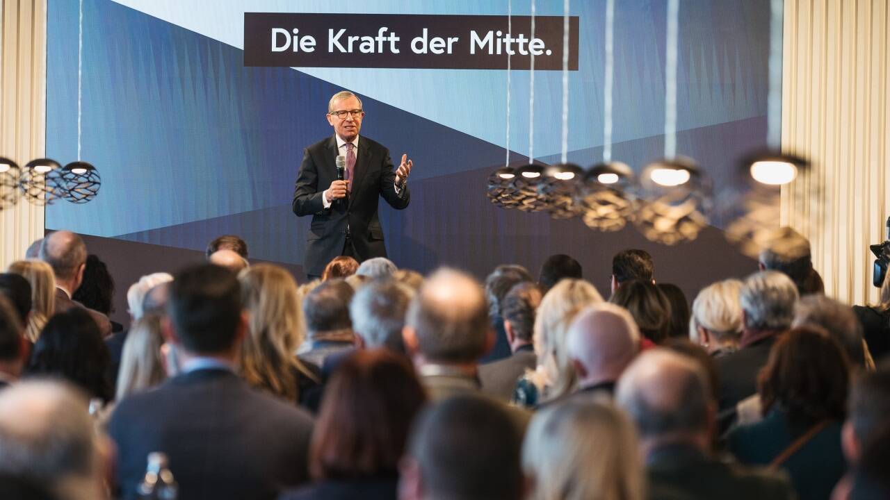 ÖVP-Parteichef und Landeshauptmann Wilfried Haslauer bei der Gemeindekonferenz im Jänner in Wals-Siezenheim. ÖVP-Parteichef und Landeshauptmann Wilfried Haslauer bei der Gemeindekonferenz im Jänner in Wals-Siezenheim.