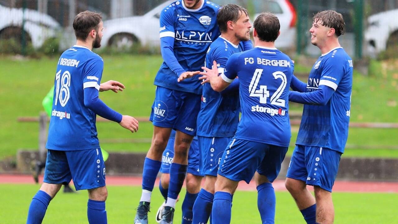 Bergheims Kicker wollen im Sommer über den Meistertitel in der 1. Landesliga jubeln. 
