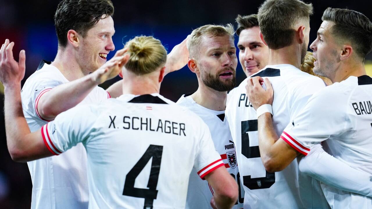 Michael Gregoritsch (links) und das ÖFB-Team jubelten. 