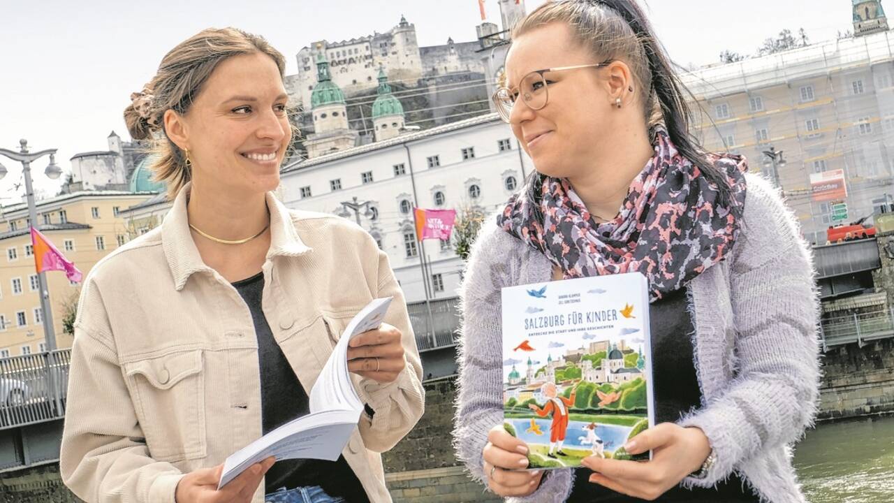 Illustratorin Jill Goritschnig (30) und Autorin Sandra Klammer (34).  