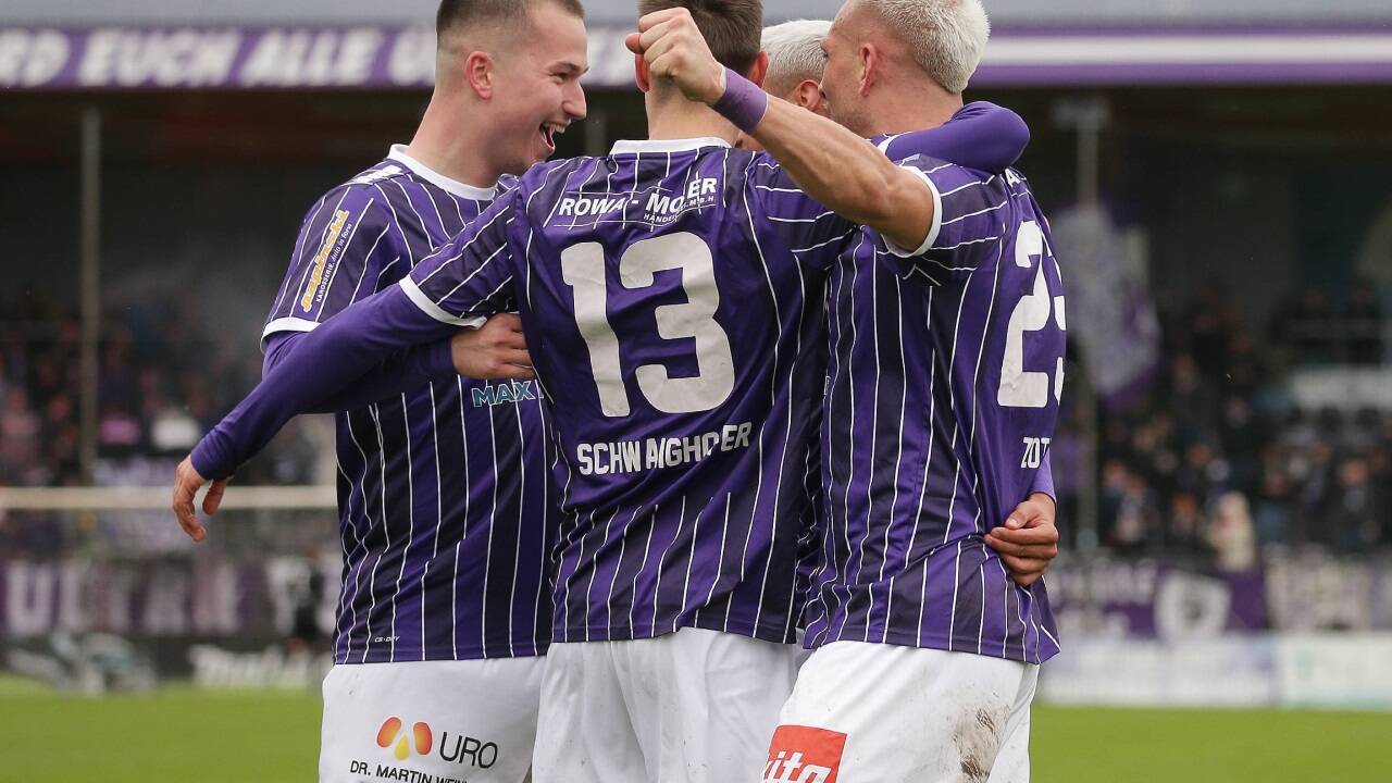 Gavrilo Fonjga (links) konnte wieder jubeln. Gavrilo Fonjga (links) konnte wieder jubeln.