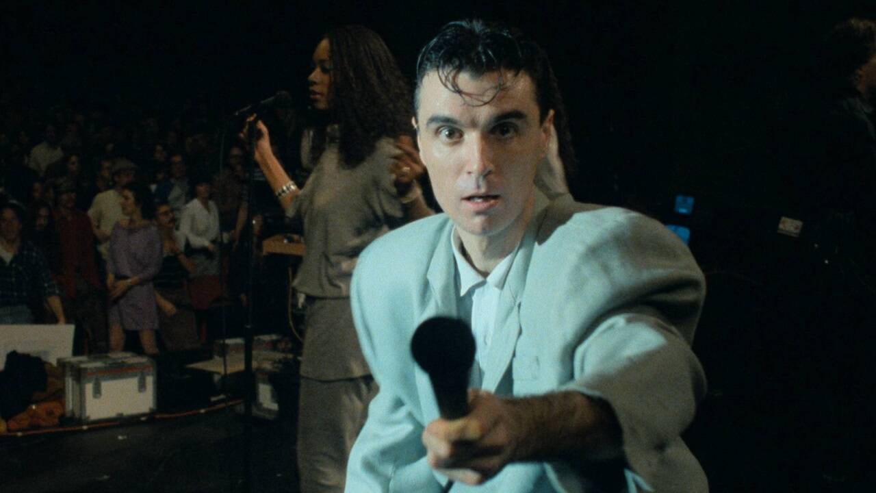 Bilder zum Film „Stop Making Sense“. 