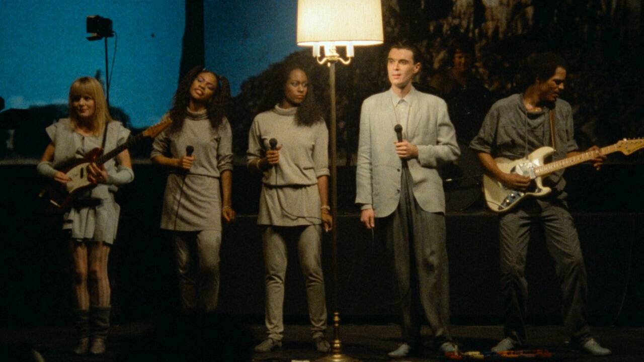 Bilder zum Film „Stop Making Sense“. 