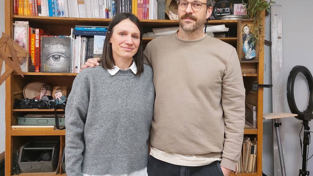 Jana & Js in ihrem Atelier in Laufen. 