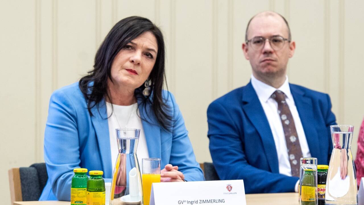 SPÖ-Stadtparteiobfrau und Stadträtin Ingrid Zimmerling mit SPÖ-Stadtrat Florian Koch. 