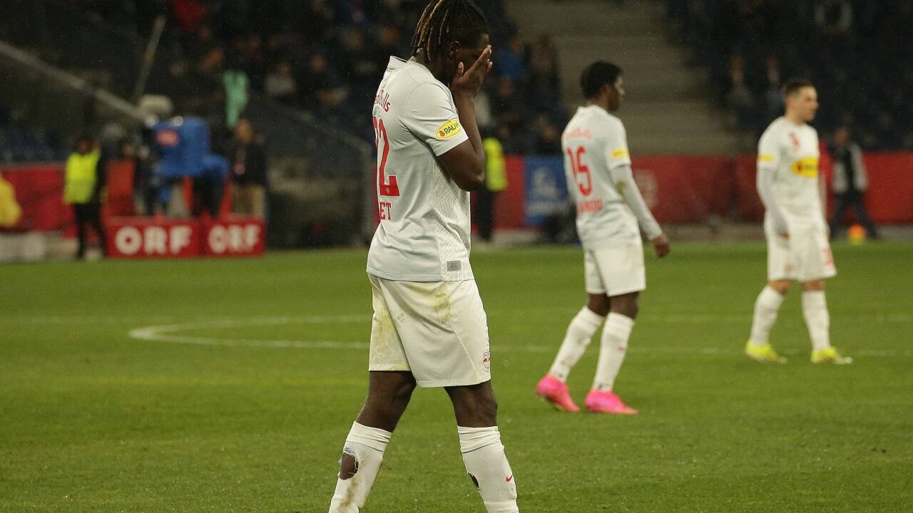 Red Bull Salzburg musste im Cup-Halbfinale die Segel streichen.  