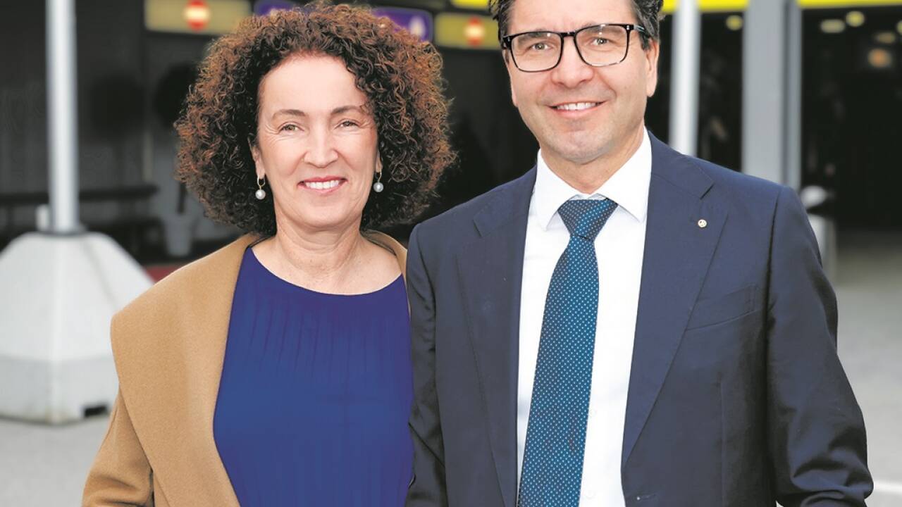 Markus Kaser (Spar-Vorstand für Marketing, Einkauf und IT) mit Gattin Klaudia. 