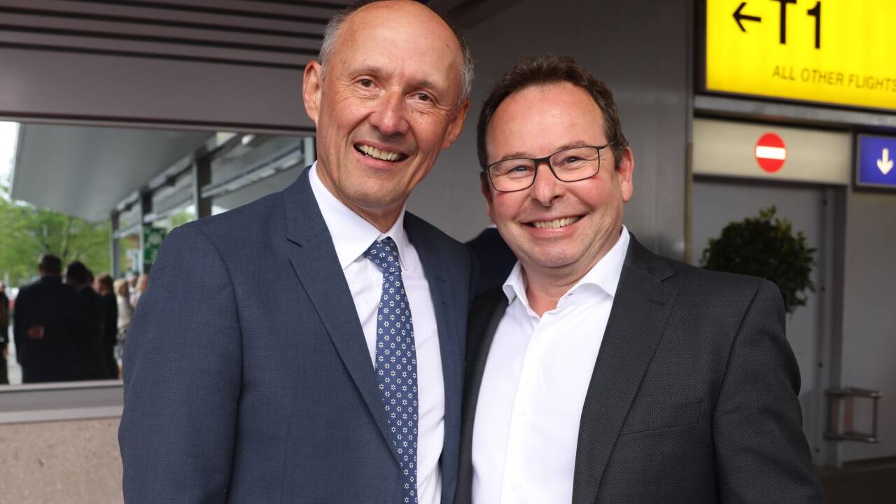 Leo Bauernberger (Geschäftsführer der SalzburgerLand Tourismus Gesellschaft) und Hermann Häckl (Geschäftsführer Albus Salzburg).  