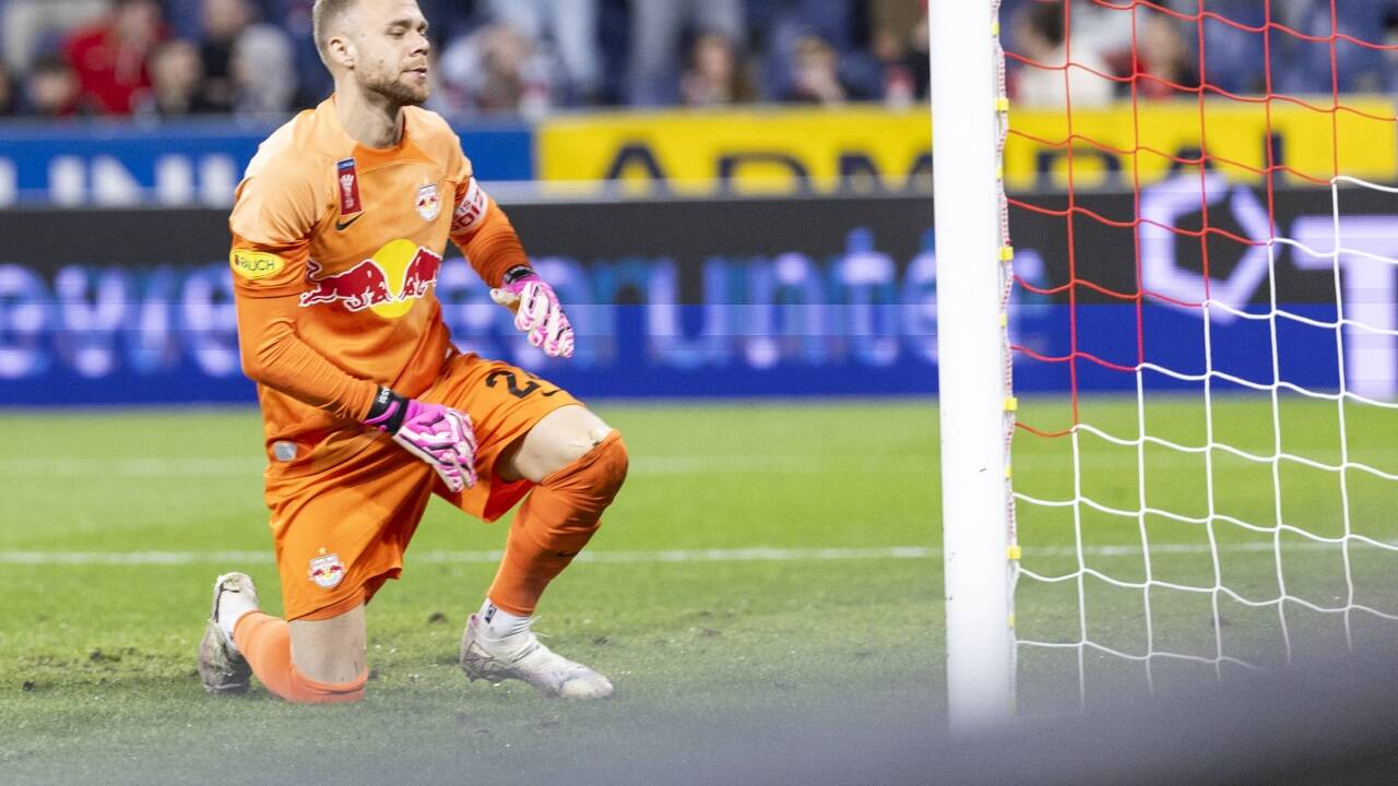 Torhüter Alexander Schlager erwischte keinen guten Tag. 