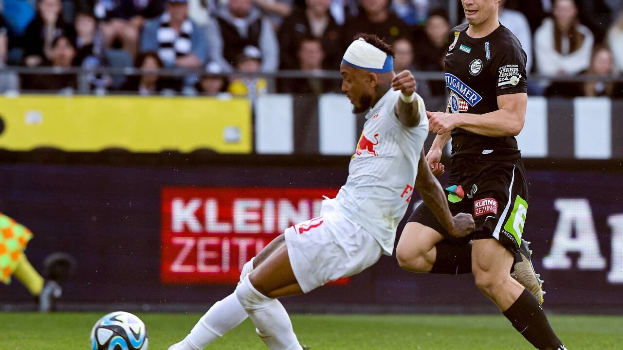 David Affengruber (r.) zählte beim Cup-Erfolg in Salzburg zu den besten Akteuren von Sturm Graz.  