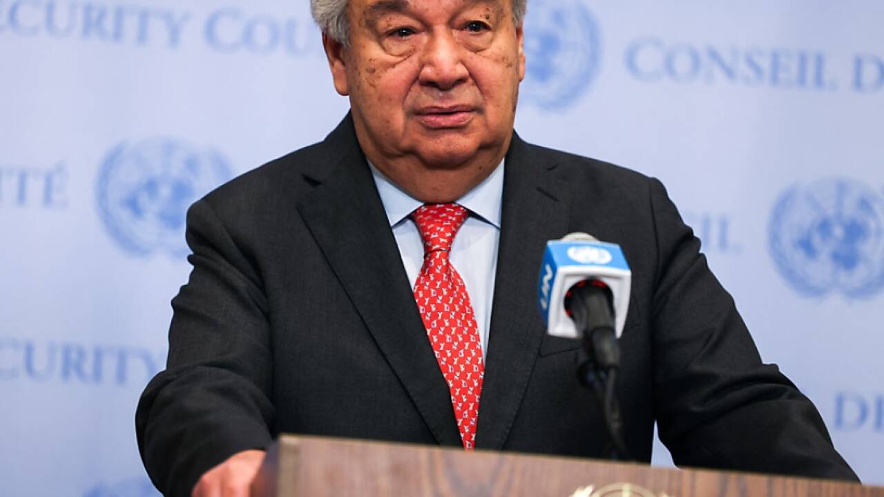 UNO-Generalsekretär António Guterres 