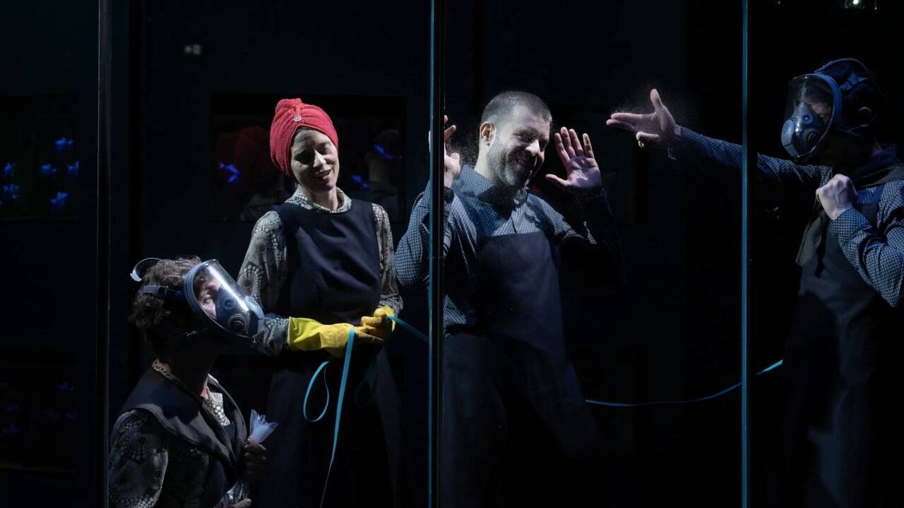 “1984“ im Schauspielhaus Salzburg. “1984“ im Schauspielhaus Salzburg.