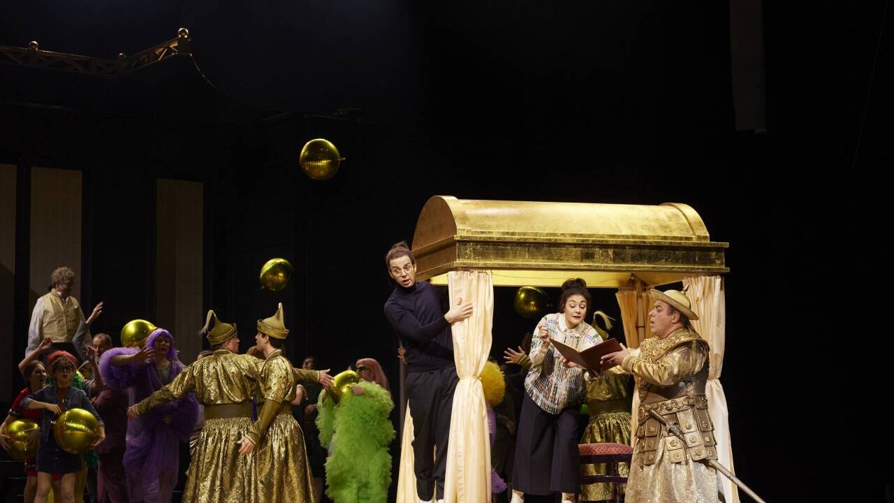 Carlo Lepore (Kublai Khan), Ana Quintans (Memma), Giorgio Caoduro (Bozzone), Christoph Wagner-Trenkwitz (Salieri), Arnold Schoenberg Chor Carlo Lepore (Kublai Khan), Ana Quintans (Memma), Giorgio Caoduro (Bozzone), Christoph Wagner-Trenkwitz (Salieri), Arnold Schoenberg Chor