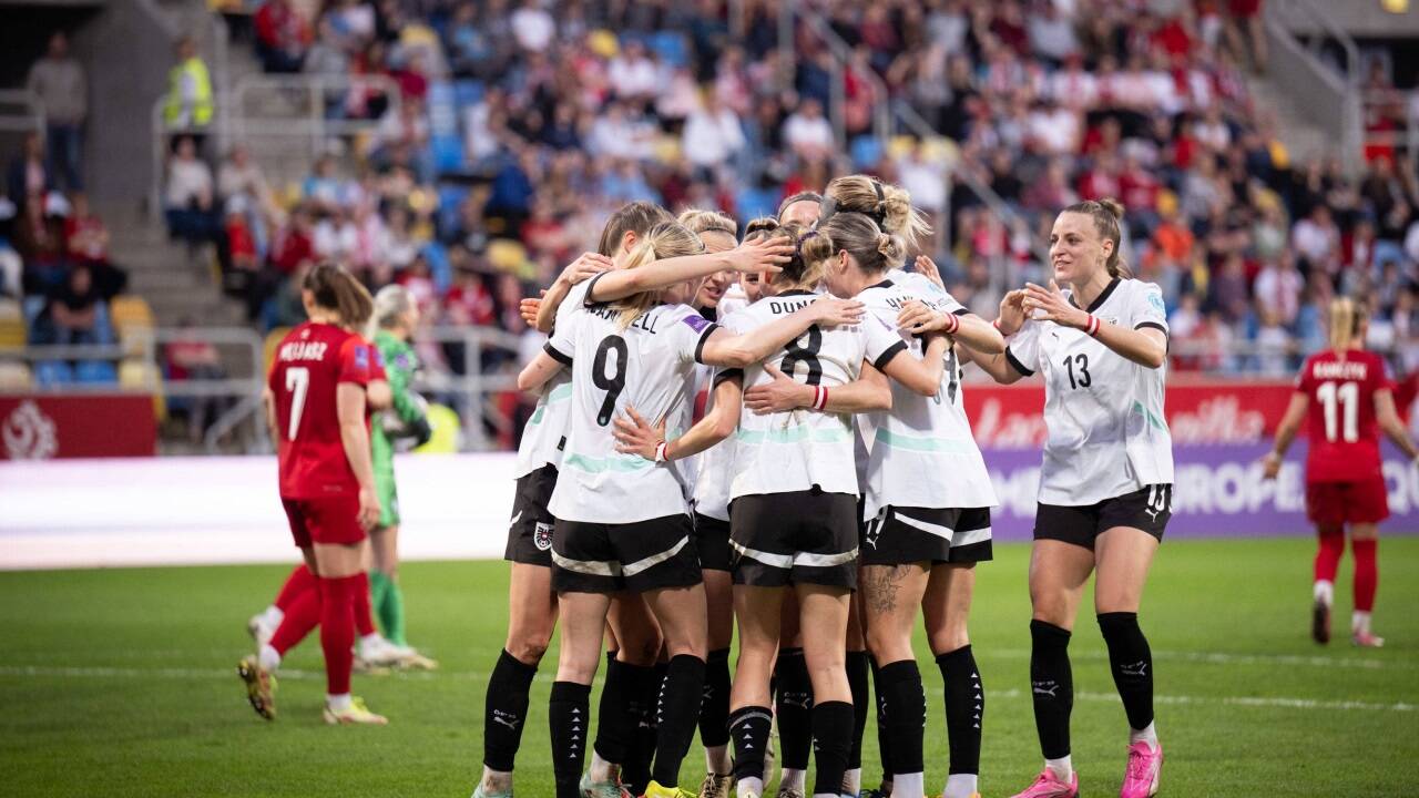 Die ÖFB-Frauen hatten in Polen Grund zum Jubeln. 