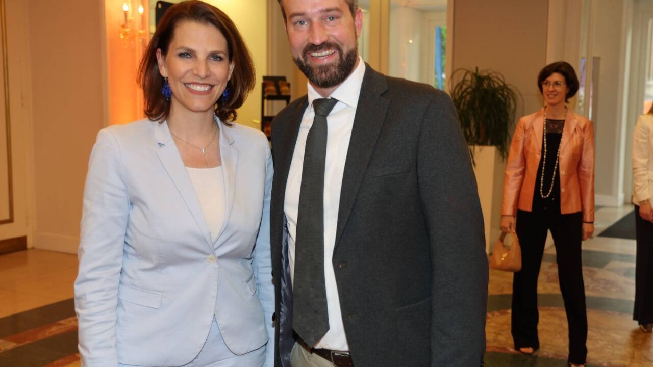 ÖVP-Parteifreunde Ministerin Karoline Edtstadler und Landeshauptmann-Stellvertreter Stefan Schnöll 