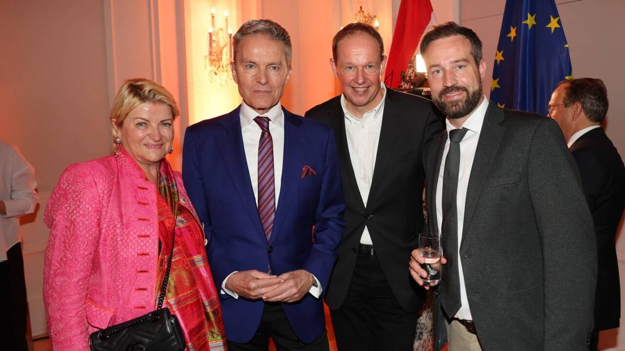 Marlies Muhr, Alfons Haider, Philip von Maldeghem und Stefan Schnöll. 