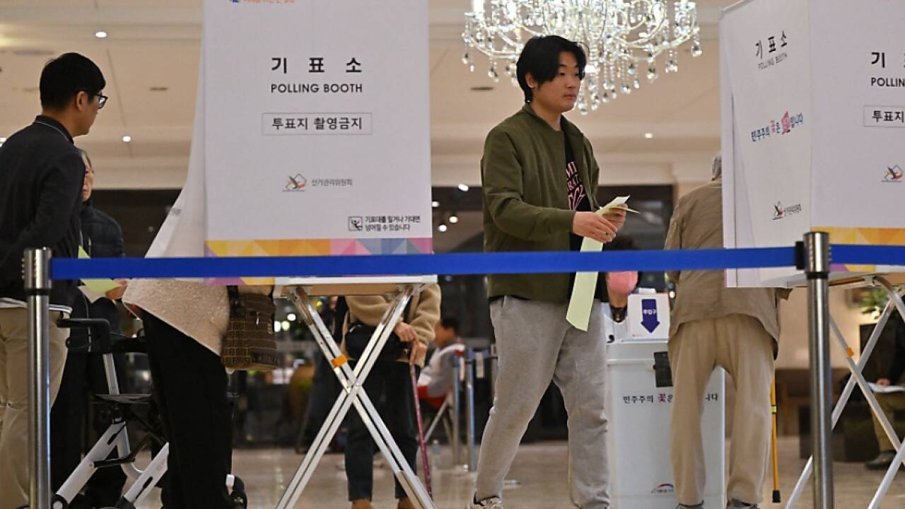 44,25 Millionen Südkoreaner durften wählen  44,25 Millionen Südkoreaner durften wählen