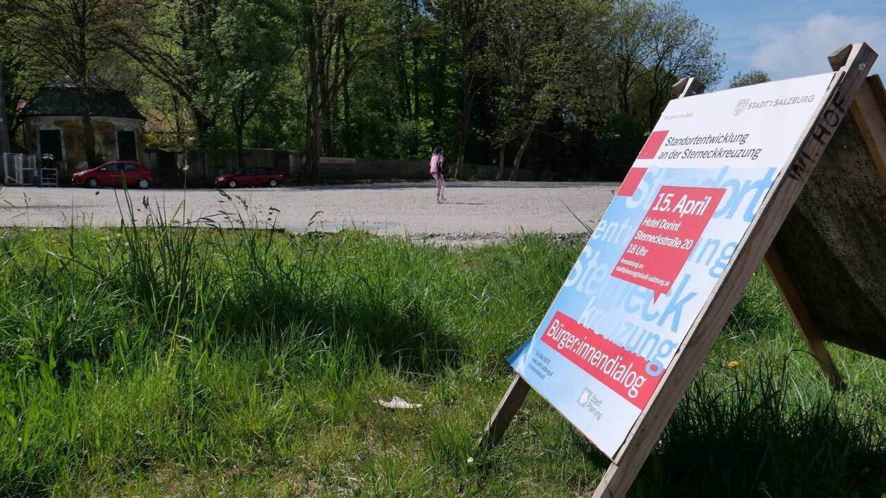 Die Stadt Salzburg veranstaltet einen Bürger:innendialog zur Standortentwicklung an der Sterneckkreuzung.  