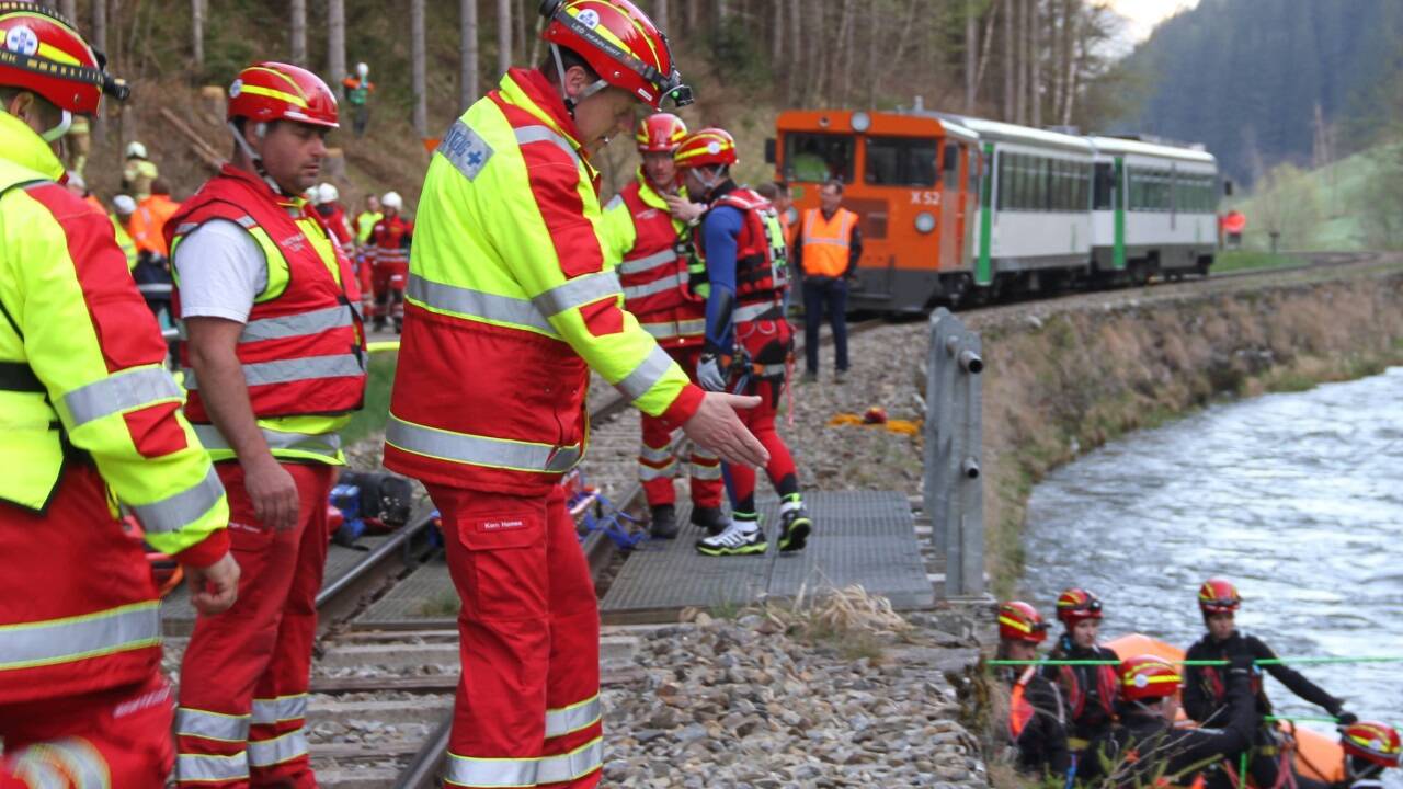Rund 350 Einsatzkräfte waren an der Übung am Samstag beteiligt. 