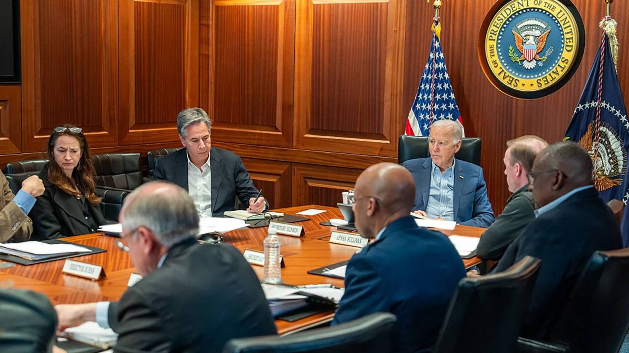 Krisentreffen mit US-Präsident Biden. 