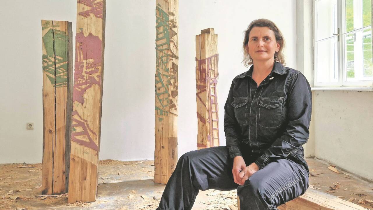 Andrea von Goetz sucht heimische Kunstschaffende, die bei ihrem Festival im Kraftwerk in Bad Gastein ausstellen. 