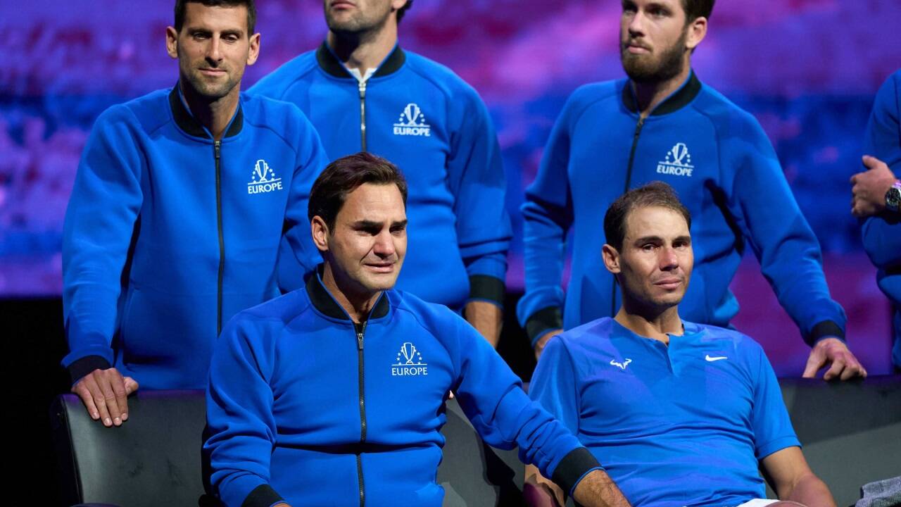 Das Bild von Roger Federer und Rafael Nadal ging um die Welt. 