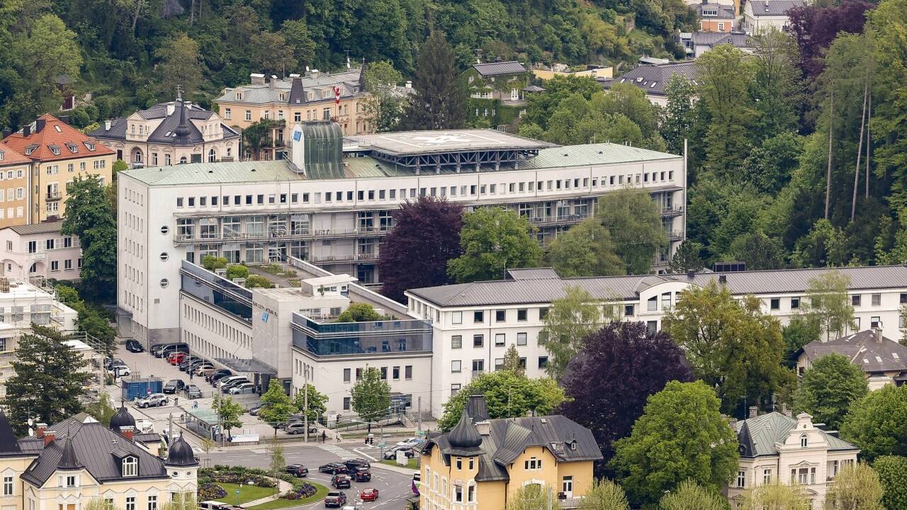 Das Unfallkrankenhaus in Salzburg.  