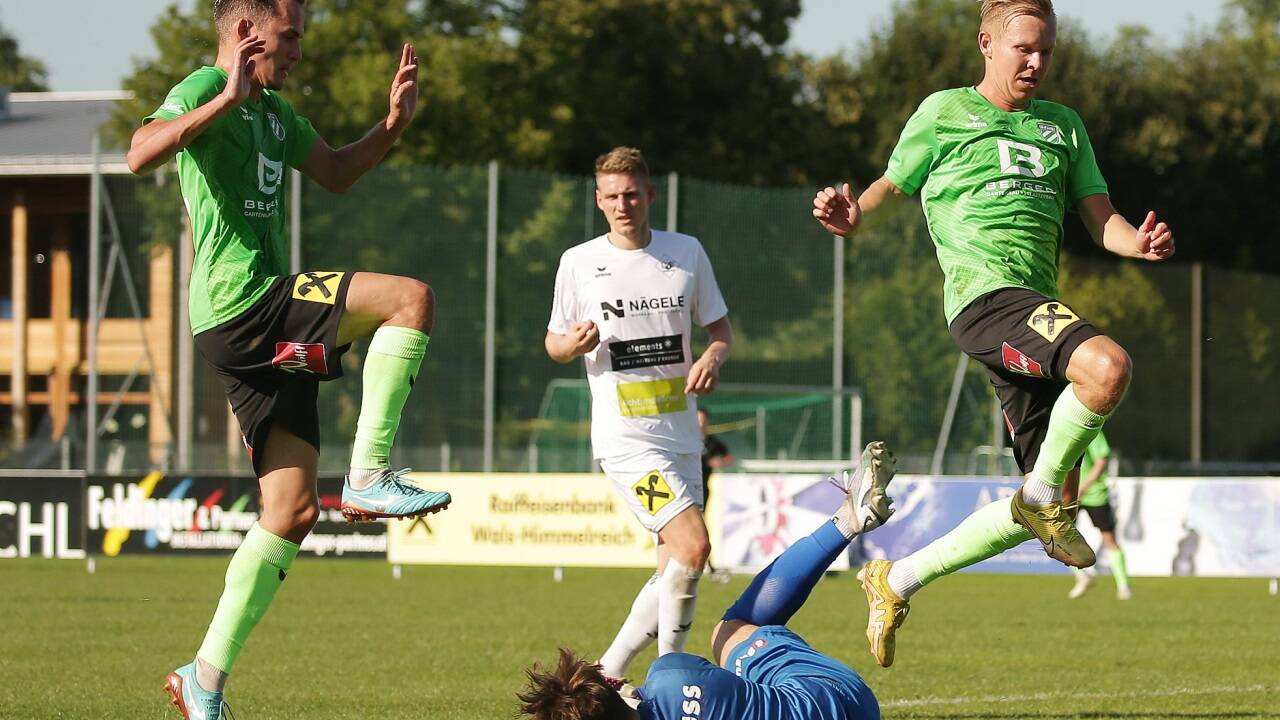 Grünaus Marcel Bernhofer (rechts) geht in den Lungau zurück. 